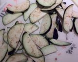 茄子と豚肉のオイスター炒め作り方1写真