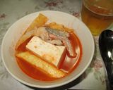 鮭、豚、きのこのトマト鍋作り方3写真