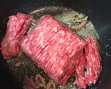 豚ひき肉のしそバター炒め作り方2写真