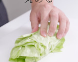 1枚でも簡単！キャベツ千切りの裏技作り方9写真