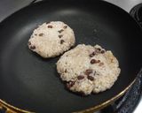 赤飯で作るライスバーガー☆作り方1写真
