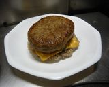 赤飯で作るライスバーガー☆作り方3写真