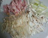 麺つゆで簡単＊ベーコンと茸の炊きこみご飯作り方2写真