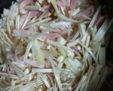麺つゆで簡単＊ベーコンと茸の炊きこみご飯作り方3写真