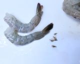 簡単❀海老ねぎマヨ❀作り方1写真