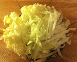 蒸し鶏と長ネギと白菜のサラダ作り方2写真