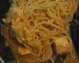 秋の贅沢✿旨幸～サーモンとイクラのパスタ作り方7写真