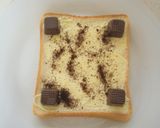ほろ苦チョコバナナトースト作り方1写真