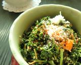 人参の葉っぱの胡麻塩昆布炒め作り方9写真