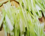 ブロッコリーの茎と桜海老の塩レモン炒め作り方5写真