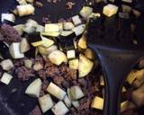 新米まつり！梅香るひき肉なす丼作り方4写真