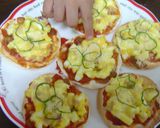 ☆ミニミニ☆薄焼きピッツァ作り方4写真