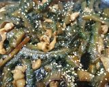 苦瓜と鶏皮の照り照り炒め♪作り方5写真