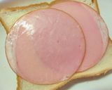 大きめピーマンとハムのトースト作り方3写真