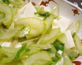 ５分で簡単♪　豆腐とセロリの中華風炒め作り方8写真