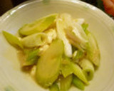 ５分で簡単♪　豆腐とセロリの中華風炒め作り方10写真