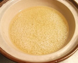 土鍋で✿鮭とゴボウの炊きおこわ作り方1写真