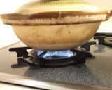 土鍋で✿鮭とゴボウの炊きおこわ作り方5写真