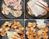 やみつき★甘辛鶏皮作り方1写真
