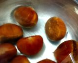 手で皮をぱっくりむいて作る☆栗ごはん作り方3写真