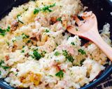 栗ご飯リメイク！秋味のクリームドリア♪作り方6写真