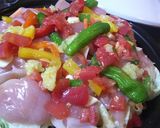 塩レモン塩トマトで♫ささみと野菜のタジン作り方8写真