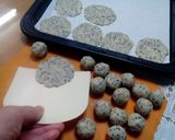 シャリシャリ食感♪黒ごまクッキー作り方5写真