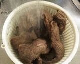 定番！すじこん →つけ麺 →お好み焼き作り方2写真