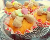 *南瓜カップケーキにさくさくぱんだ*作り方9写真