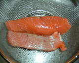 秋鮭と舞茸の炊き込みごはん作り方3写真