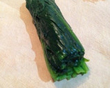 簡単かわいいお弁当 海苔巻ほうれん草作り方1写真
