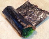 簡単かわいいお弁当 海苔巻ほうれん草作り方4写真