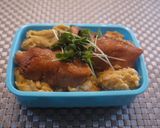 秋鮭の照り焼きで♪　ふわとろ甘辛卵丼♡作り方9写真