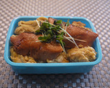秋鮭の照り焼きで♪　ふわとろ甘辛卵丼♡作り方9写真