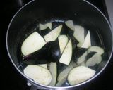 簡単！茄子のキムチ煮作り方1写真