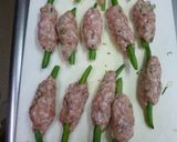 冷凍いんげんのつくね焼き作り方5写真