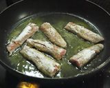 クミン&ガーリックな秋刀魚揚げ焼き作り方2写真