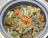 豚小間＆ゴボウの炊き込みご飯✿作り方3写真