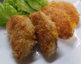 お手軽☆ハムでじゃがチーズフライ作り方9写真