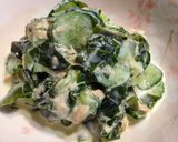 簡単 小鉢♪ 胡瓜とワカメのツナマヨ和え作り方8写真