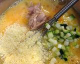 甘くない卵焼き ツナとズッキーニ作り方2写真