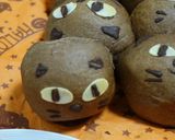 ハロウィン黒猫？キラリ☆ネコちぎりぱん☆作り方10写真
