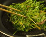 人参の間引き菜で♪チヂミ作り方6写真