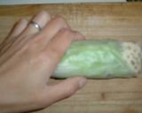 納豆サラダの生春巻き作り方3写真