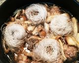 豚挽肉だんごときのこ色々スープ作り方5写真