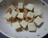ストック食材で簡単！レンジで高野豆腐♡作り方3写真