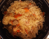 秋鮭ときのこの炊き込みご飯☆作り方4写真