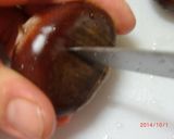 圧力鍋で時短で美味しい♪茹で栗作り方2写真