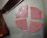 簡単★シュウマイの皮でパリパリハムチーズ作り方1写真