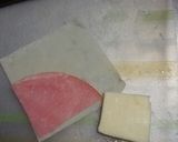 簡単★シュウマイの皮でパリパリハムチーズ作り方2写真